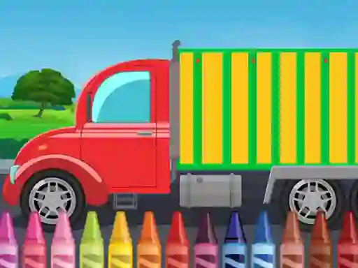 Spil Truck Coloring online