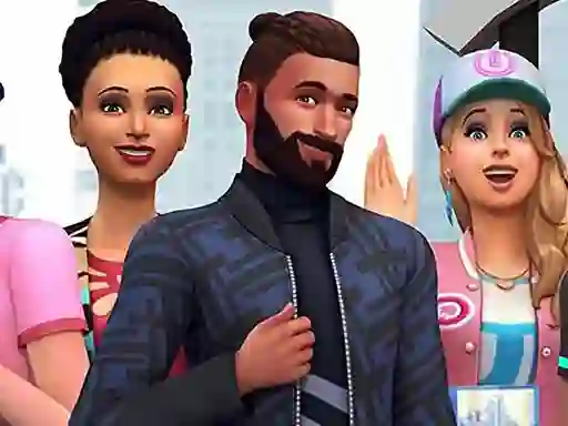 Spil Sims Jigsaw Puzzle Collection online