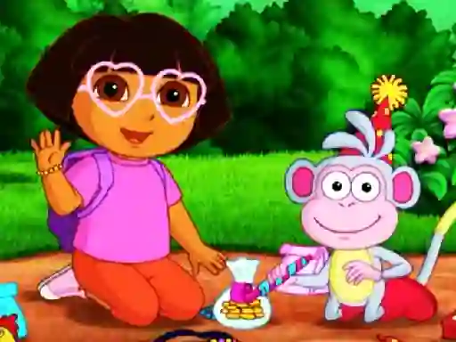 Spil Dora Kids Puzzles online