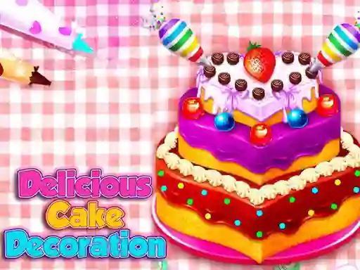 Spil Delicious Cake Decoration online