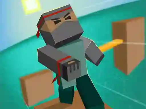Spil Blocky Parkour Ninja online