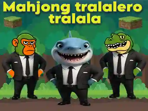 Spil Mahjong tralalero tralala online