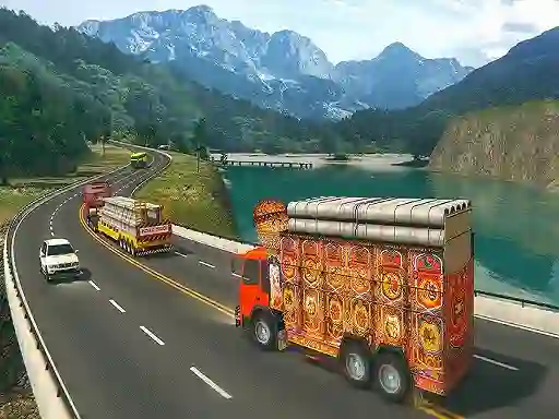 Spil Indian Cargo Truck Gwadar Port Game online