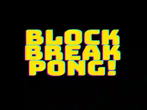 Spil Block break pong! online