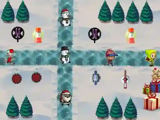 Spil Christmas Defense online