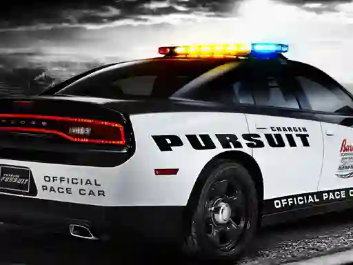 Spil Police Cars Slide Puzzle online