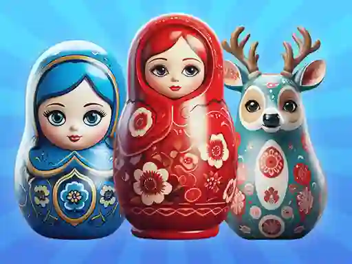 Spil Sort by Matryoshka Shelves! online