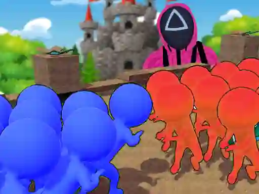 Spil Squid Game Crowd Pusher online