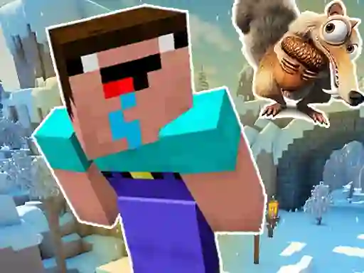 Spil Noob Parkour: Snow Age online