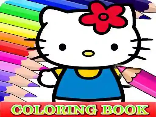 Spil Coloring Book for Hello Kitty online