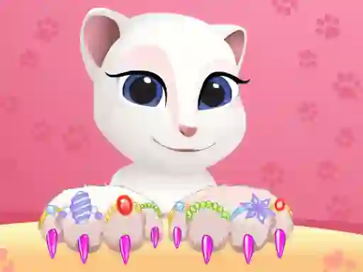 Spil Talking Tom Angela Great Manicure online