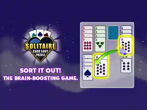 Spil Solitaire Card Sort Puzzle online