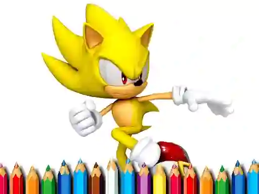 Spil Sonic Coloring Book online