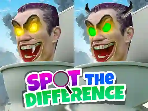 Spil Skibidi Toilet Spot the Difference online