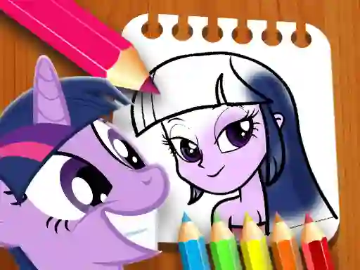 Spil Equestria Girls Coloring Book online