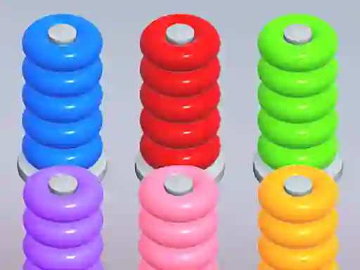 Spil Color Ring Sort online