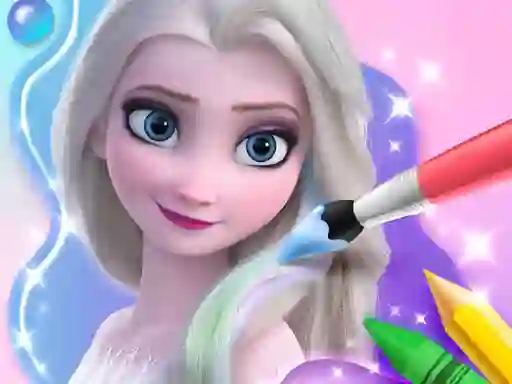 Spil Coloring Book For Elsa online