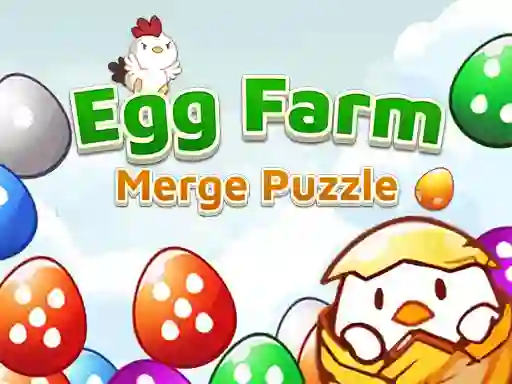 Spil Egg Farm Merge Puzzle online