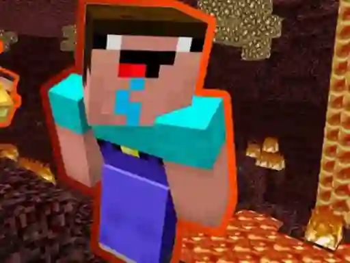 Spil Noob Parkour: Nether online