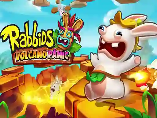 Spil Rabbids Volcano Panic online