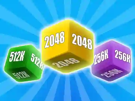 Spil Merge Cubes 2048 3D online
