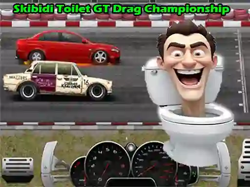 Spil Skibidi Toilet GT Drag Championship online