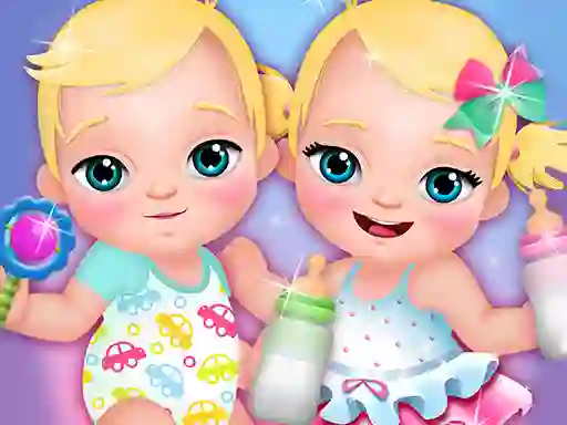 Spil My New Baby Twins online