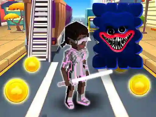 Spil City Runner 3D.io online
