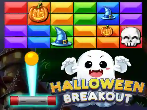 Spil Halloween Breakout online