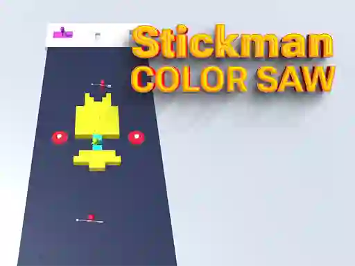 Spil Stickman Color Saw online