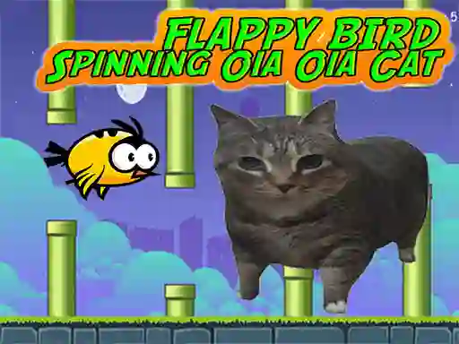 Spil Flappy Bird Spinning oia oia Cat online
