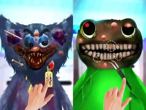 Spil Huggy ASMR Monster Makeover online
