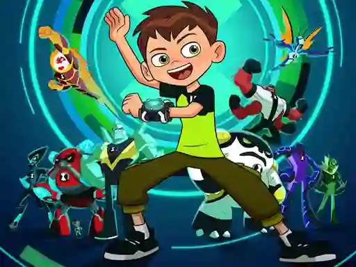 Spil Ben 10 Memory online