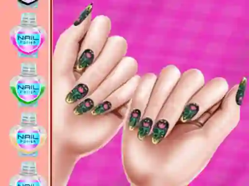 Spil Royal Theme Nail Art DIY online