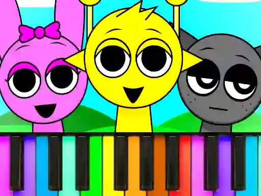 Spil Sprunki Piano Explorer online