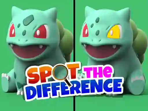 Spil Pokimon Spot the differences online