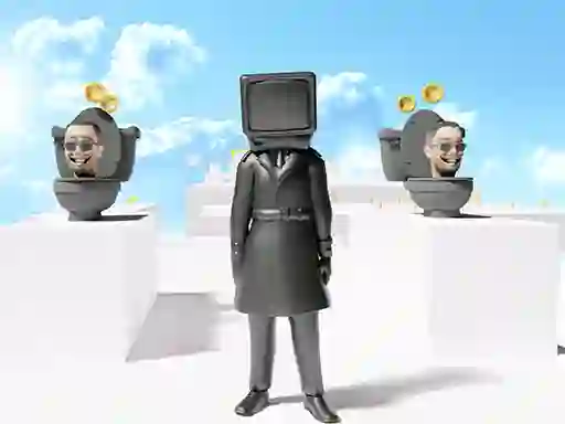 Spil Skibidi Toilet Parkour run online
