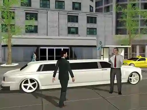 Spil Limo Taxi Driving Simulator: Limousine Car Games online