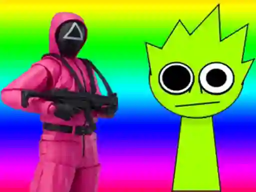 Spil Squid Sprunki Shooter Game 2 online