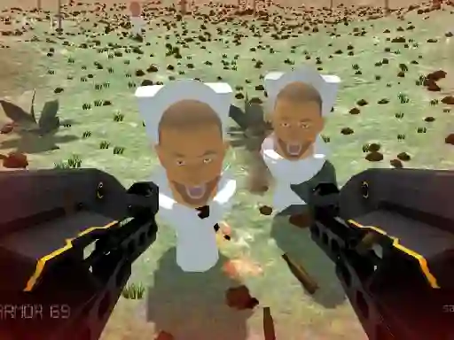 Spil Shooting Survival Skibidi Toilet online