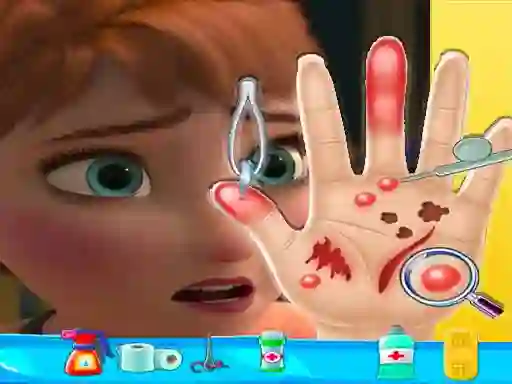 Spil Anna hand doctor online