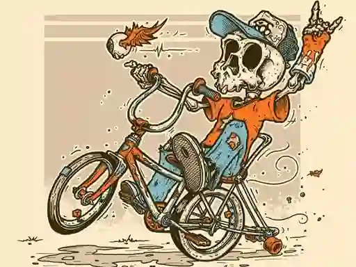 Spil Halloween Bike Ride online