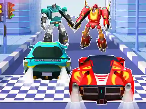 Spil Car Robot Transform Fight online