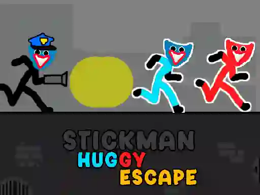 Spil Stickman Huggy Escape online