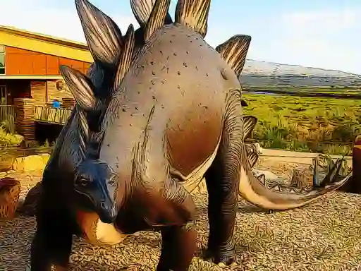 Spil Stegosaurus Dinosaur Jigsaw online