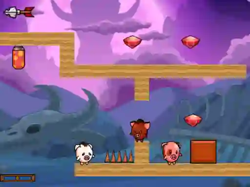 Spil Pig Bros Adventure online