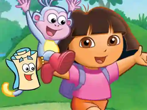 Spil Dora Find Hidden Map online