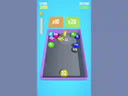 Spil Draughts 2048 online
