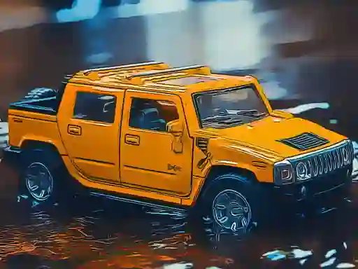 Spil Hummer Jeep Puzzle online