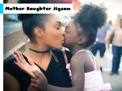 Spil Mother Daughter Jigsaw online